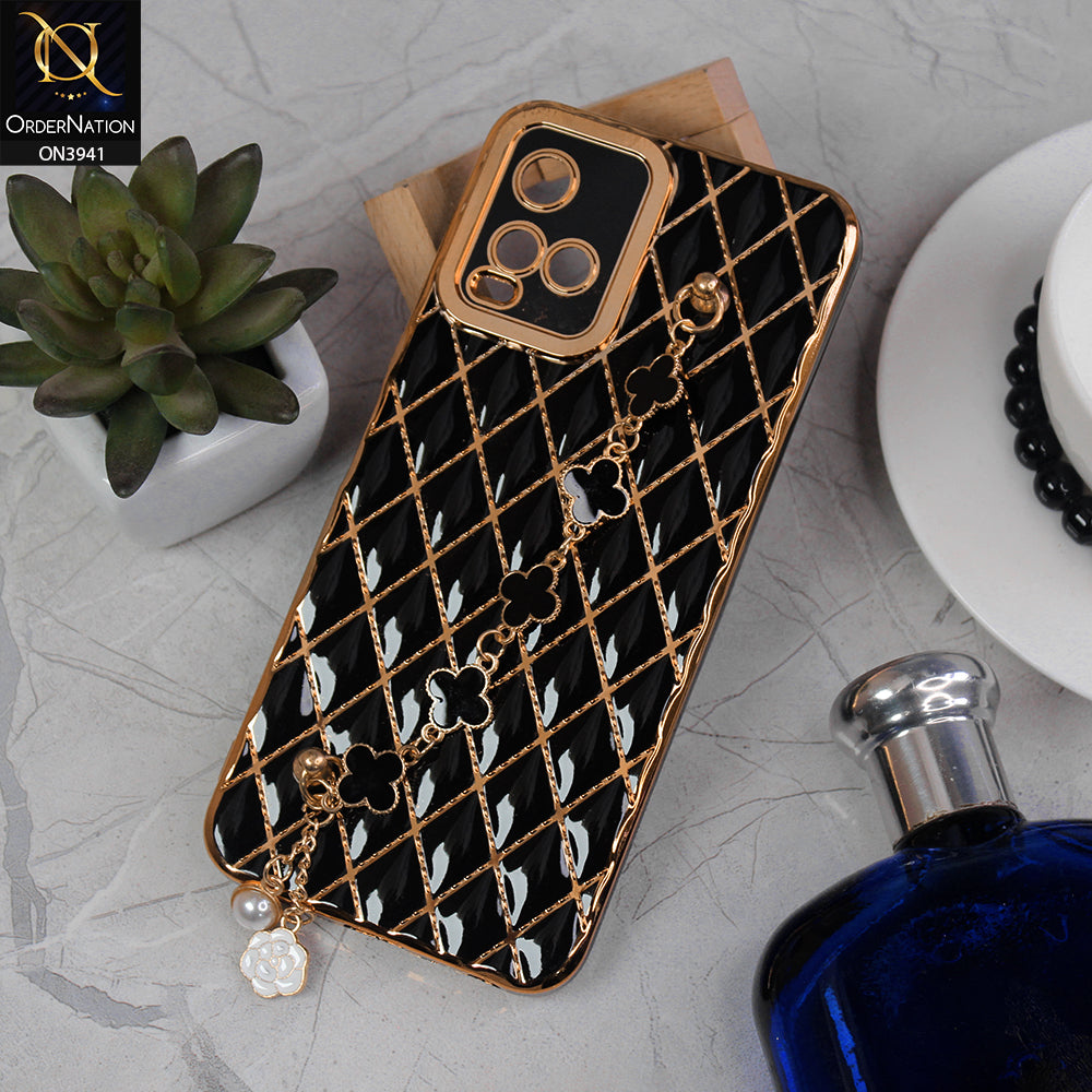 Vivo Y21T Back Cover Gold plated Cover - Full LV