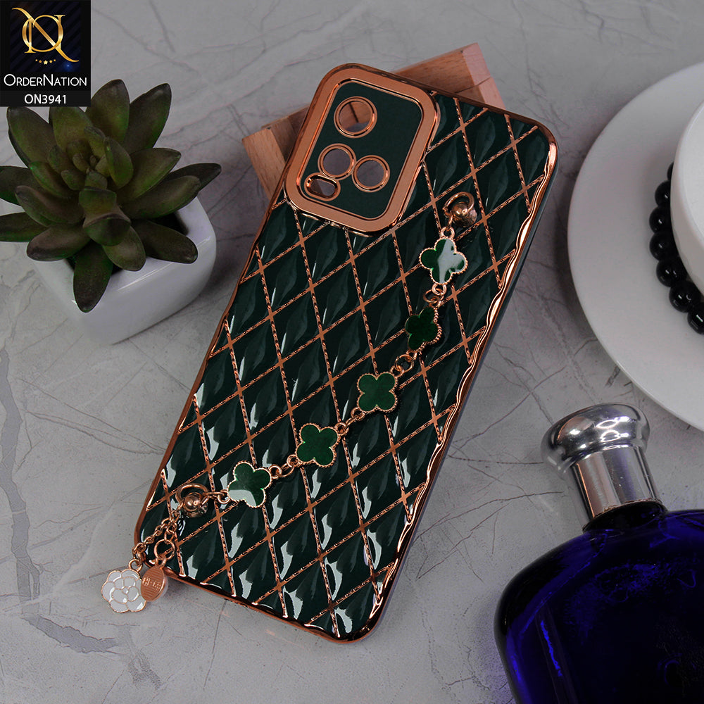 glass finish black & green Louis Vuitton glossy Case for iphone