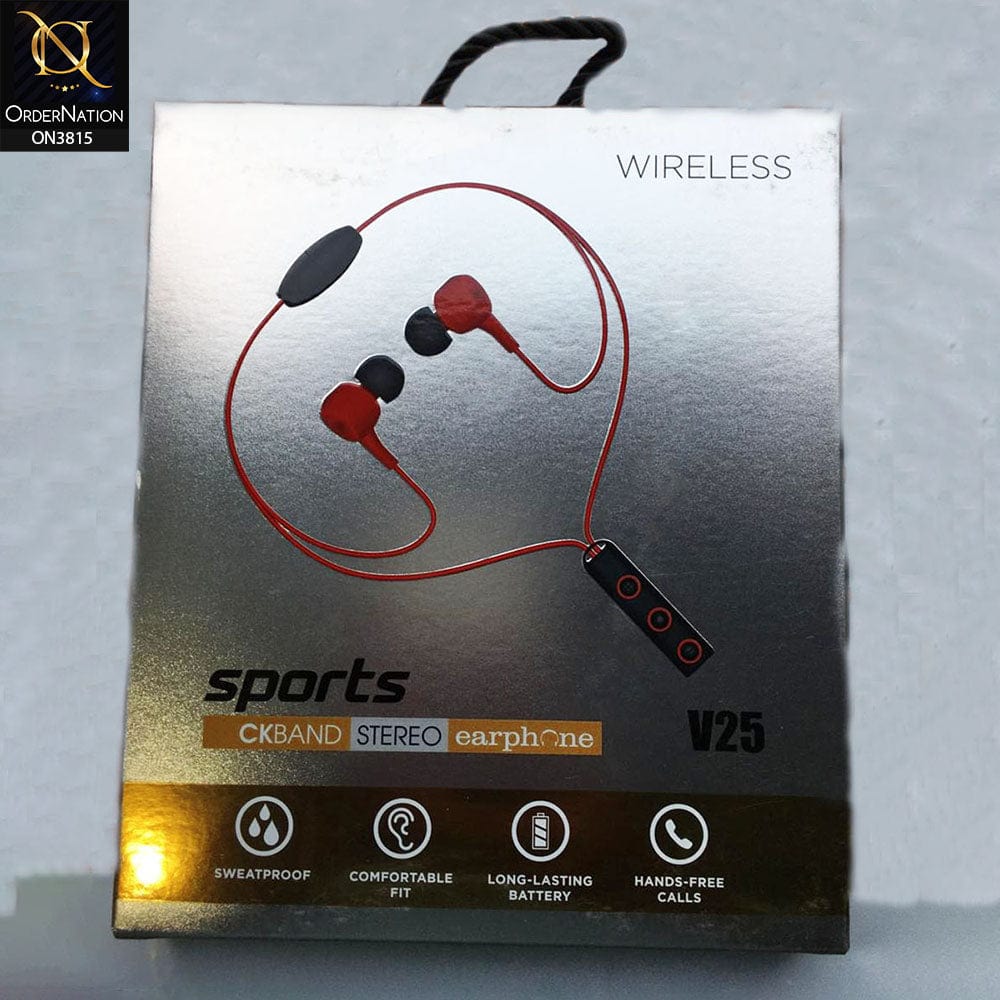 V25 earphone discount