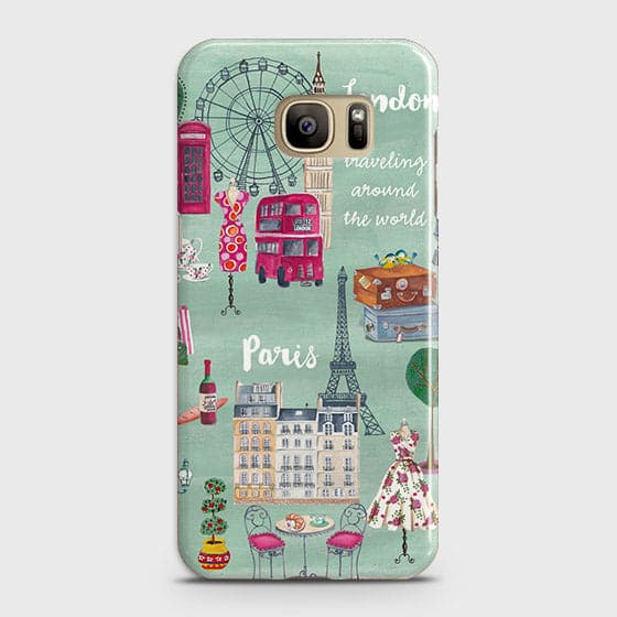 Tactiel gevoel Zo veel over het algemeen Samsung Galaxy S7 Cover - Matte Finish - London, Paris, New York Moder –  OrderNation