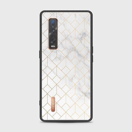 For Oppo Find X2 Lite Case Marble Print Silicone Soft TPU Phone