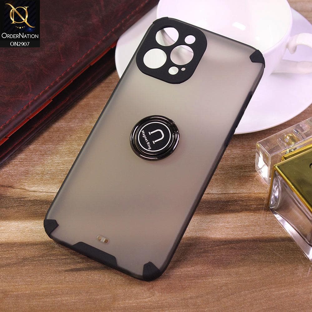 Transparent iPhone 12 Pro Max Ring Case - 5 Colors