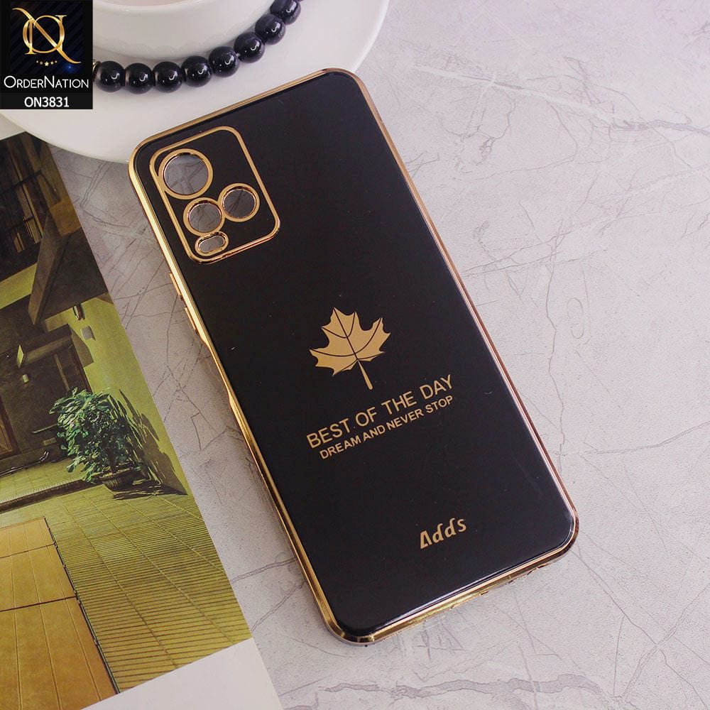 Electroplated Maple Leaf Design Luxury Cute Phone Cases for iPhone