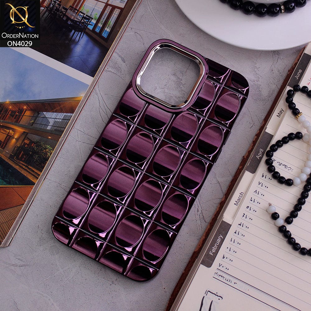 Cute Luxury Retro Glossy Striped Phone Cases for iPhone 14, 13, 12