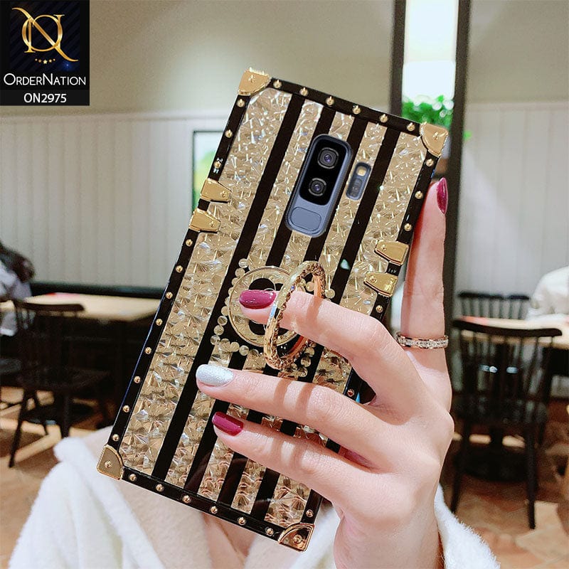 Samsung Galaxy S9 Plus Cover - Design 2 3D illusion Gold Flowers Sof – OrderNation