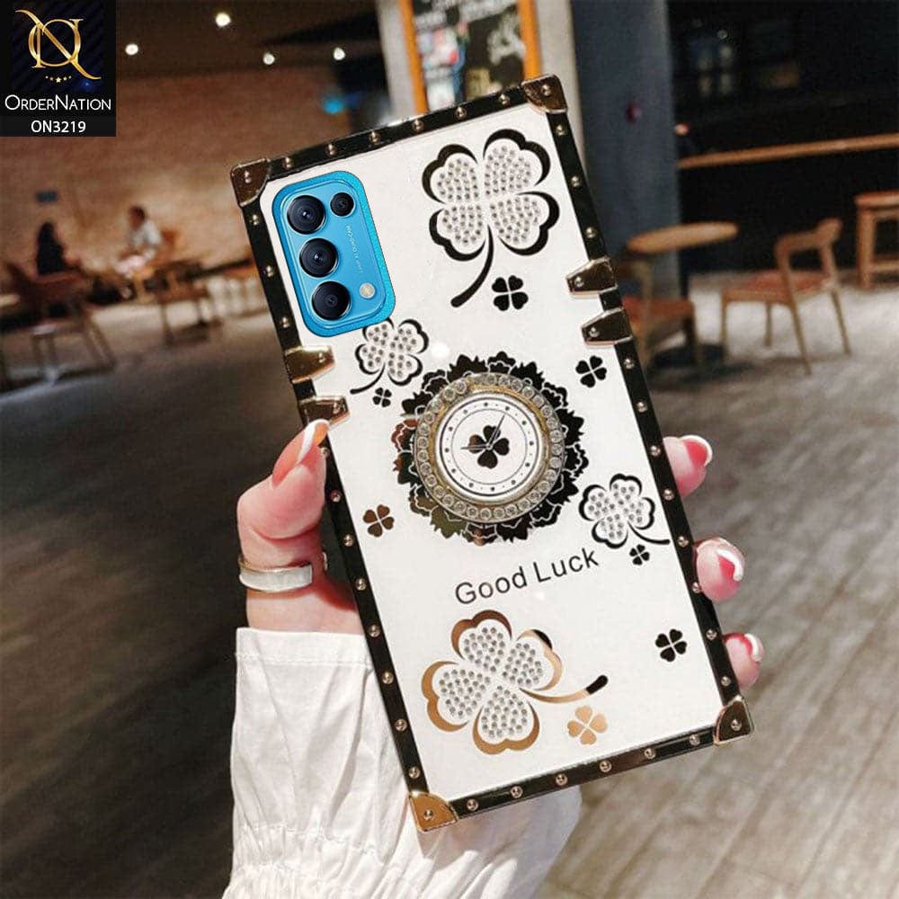 For OPPO Reno 5 / OPPO Reno 5 Pro Phone Case Luxury LV Square