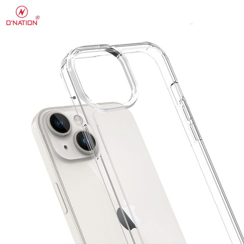 iPhone 15 Cover  - ONation Crystal Series - Premium Quality Clear Case No Yellowing Back With Smart Shockproof Cushions