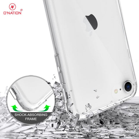 iPhone SE 2022 Cover  - ONation Crystal Series - Premium Quality Clear Case No Yellowing Back With Smart Shockproof Cushions