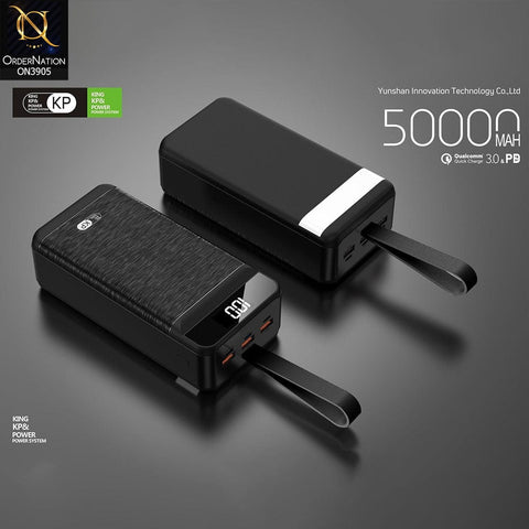 Black - King Power Powerbank 50.000 Mah Black Pd-50