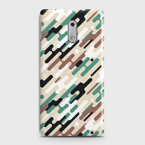 Nokia 6 Cover - Camo Series 3 - Black & Brown Design - Matte Finish - Snap On Hard Case with LifeTime Colors Guarantee