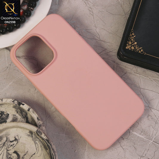 iPhone 16 Pro Max Cover - Pink - HQ Silica Gel Shockproof Matte Soft Silicone Case