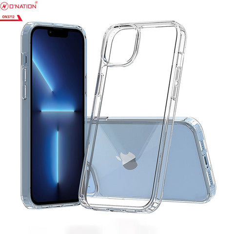 iPhone 14 Plus Cover  - ONation Crystal Series - Premium Quality Clear Case No Yellowing Back With Smart Shockproof Cushions