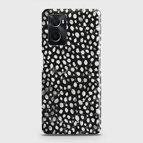 Oppo A96 4G Cover - Bold Dots Series - Matte Finish - Snap On Hard Case with LifeTime Colors Guarantee