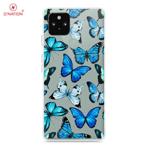 Google Pixel 4A 5G Cover - O'Nation Butterfly Dreams Series - 9 Designs - Clear Phone Case - Soft Silicon Borders