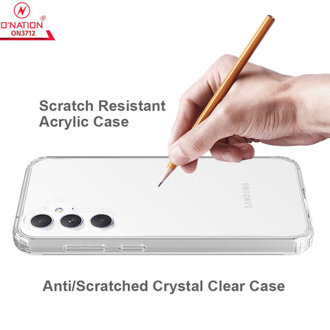 Samsung Galaxy S23 FE Cover  - ONation Crystal Series - Premium Quality Clear Case No Yellowing Back With Smart Shockproof Cushions