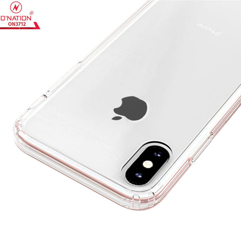 iPhone X Cover  - ONation Crystal Series - Premium Quality Clear Case No Yellowing Back With Smart Shockproof Cushions