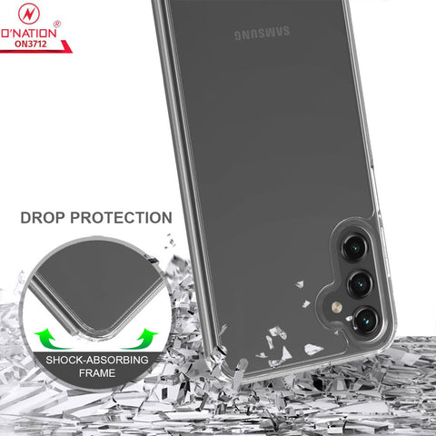 Samsung Galaxy A15 5G Cover  - ONation Crystal Series - Premium Quality Clear Case No Yellowing Back With Smart Shockproof Cushions