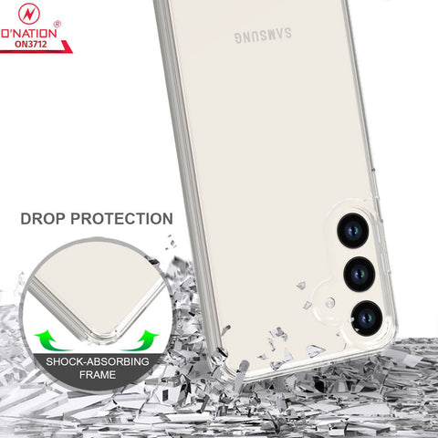 Samsung Galaxy S24 Plus Cover  - ONation Crystal Series - Premium Quality Clear Case No Yellowing Back With Smart Shockproof Cushions