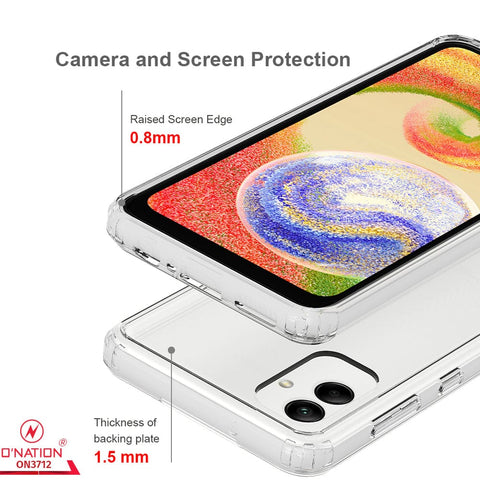 Samsung Galaxy M13 5G Cover  - ONation Crystal Series - Premium Quality Clear Case No Yellowing Back With Smart Shockproof Cushions