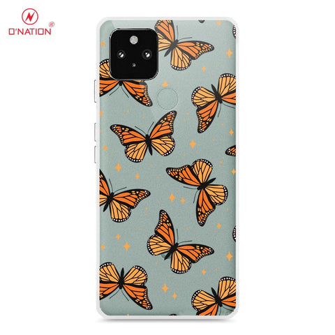 Google Pixel 4A 5G Cover - O'Nation Butterfly Dreams Series - 9 Designs - Clear Phone Case - Soft Silicon Borders