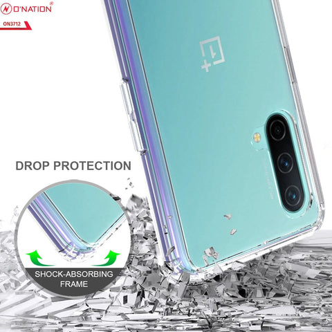 OnePlus Nord CE 5G Cover  - ONation Crystal Series - Premium Quality Clear Case No Yellowing Back With Smart Shockproof Cushions