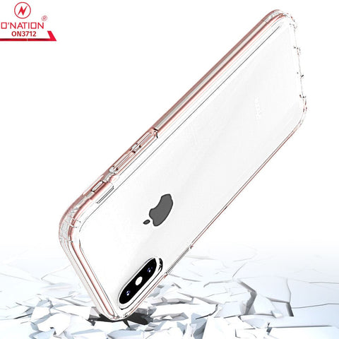 iPhone X Cover  - ONation Crystal Series - Premium Quality Clear Case No Yellowing Back With Smart Shockproof Cushions