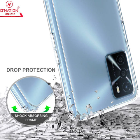 Oppo A54s Cover  - ONation Crystal Series - Premium Quality Clear Case No Yellowing Back With Smart Shockproof Cushions