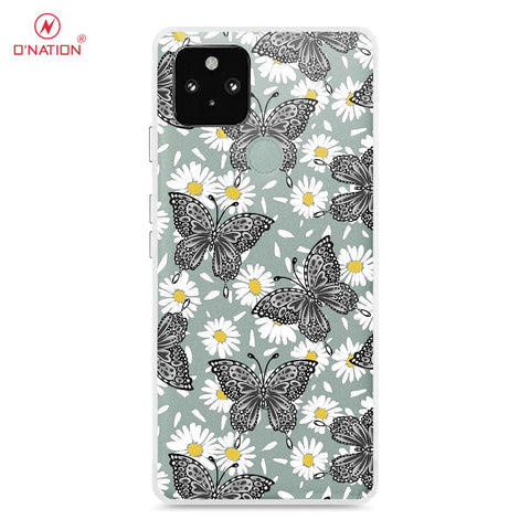 Google Pixel 4A 5G Cover - O'Nation Butterfly Dreams Series - 9 Designs - Clear Phone Case - Soft Silicon Borders