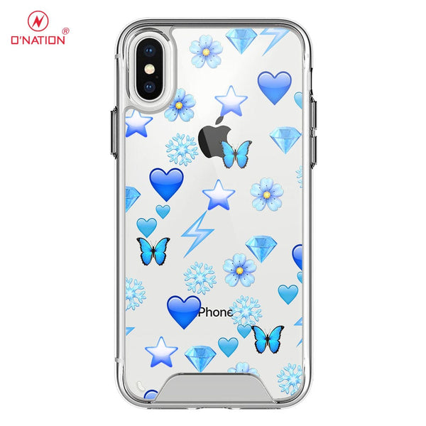 iPhone XS Max Cover - Blue - Square Bling Diamond Glitter Soft TPU Tru –  OrderNation