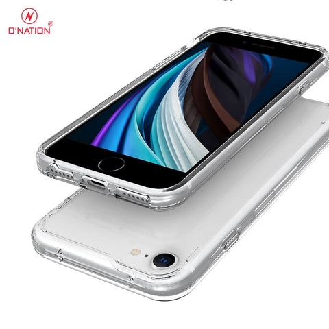 iPhone SE 2022 Cover  - ONation Crystal Series - Premium Quality Clear Case No Yellowing Back With Smart Shockproof Cushions