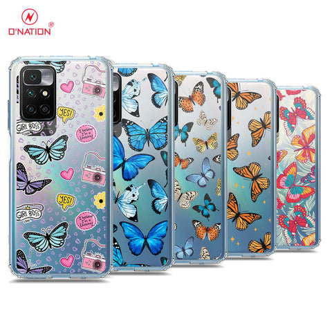 Xiaomi Redmi 10 2022 Cover - O'Nation Butterfly Dreams Series - 9 Designs - Clear Phone Case - Soft Silicon Borders