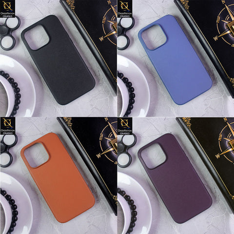 iPhone 12 Pro Max - Purple - Luxury Elegant Style Leather Soft Case With Camera Bumper Protection