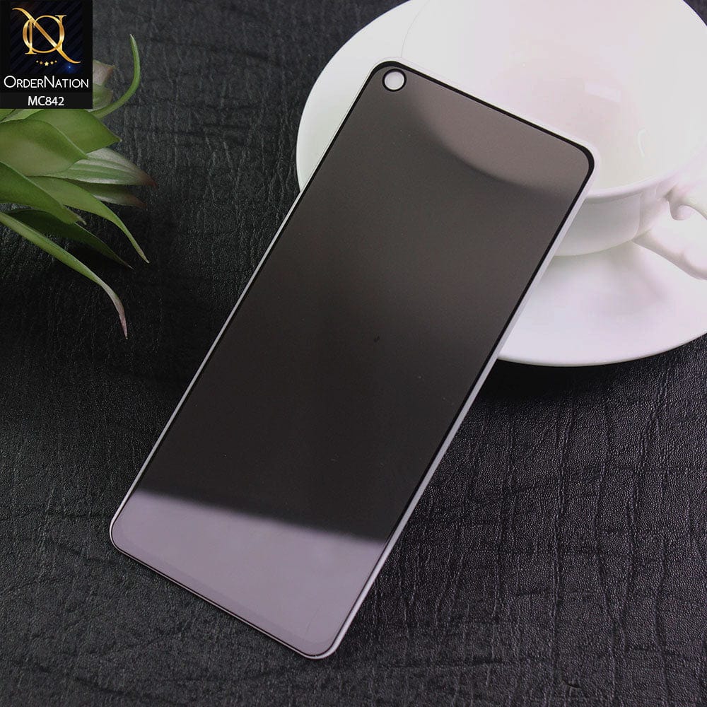 Oppo Reno7 Z 5G Screen Protector - Black - Privacy Tempared Screen Protector