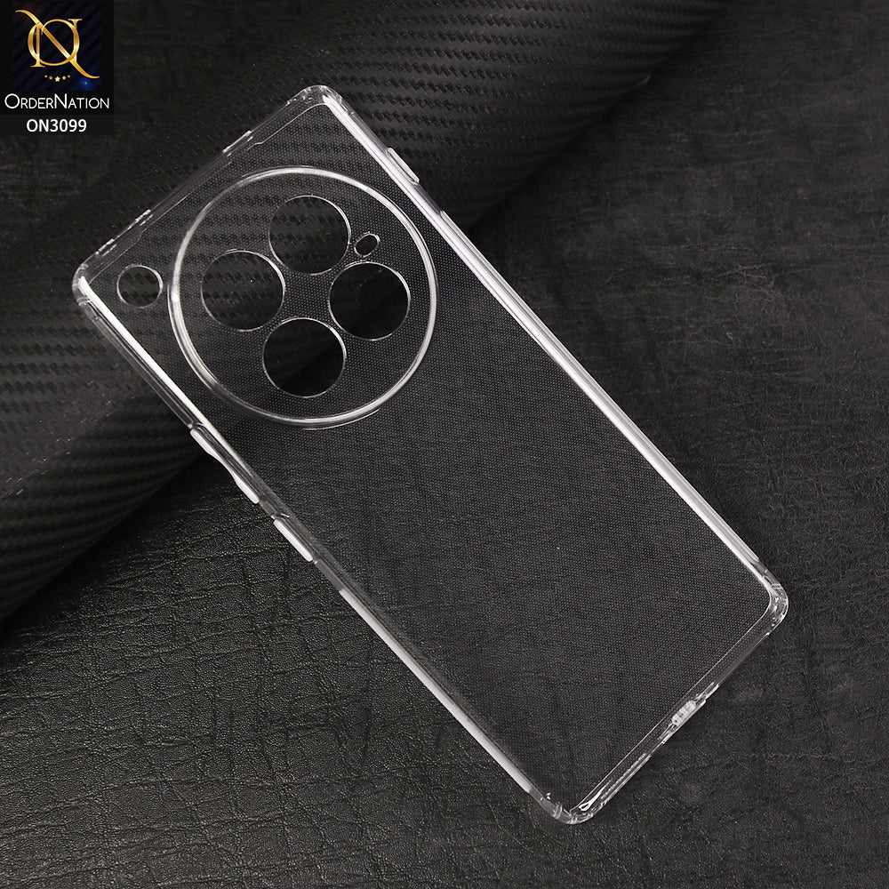 Infinix Zero 40 5G Cover - Soft 4D Design Shockproof Silicone Transparent Clear Camera Protection Case