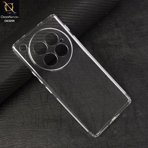 Infinix Zero 40 5G Cover - Soft 4D Design Shockproof Silicone Transparent Clear Camera Protection Case