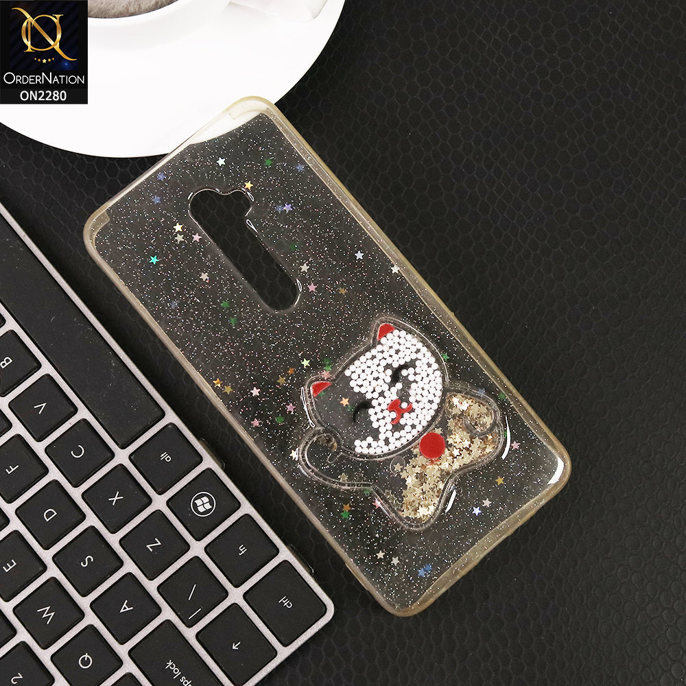 Oppo Reno 2 Cover - Design 2 - New 3D Transparent Glitter Case