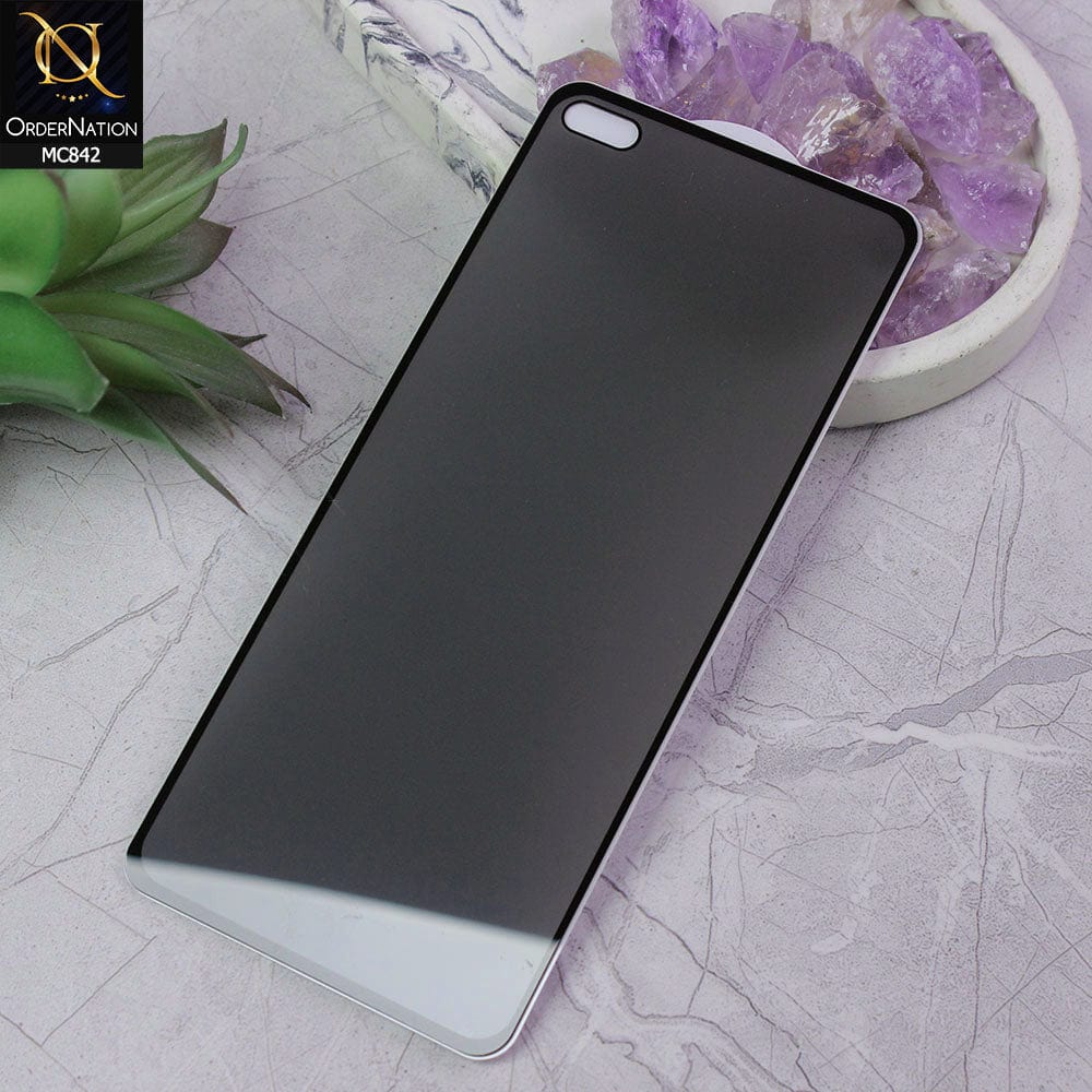 Oppo Reno4 Lite Screen Protector - Black - Privacy Tempared Screen Protector