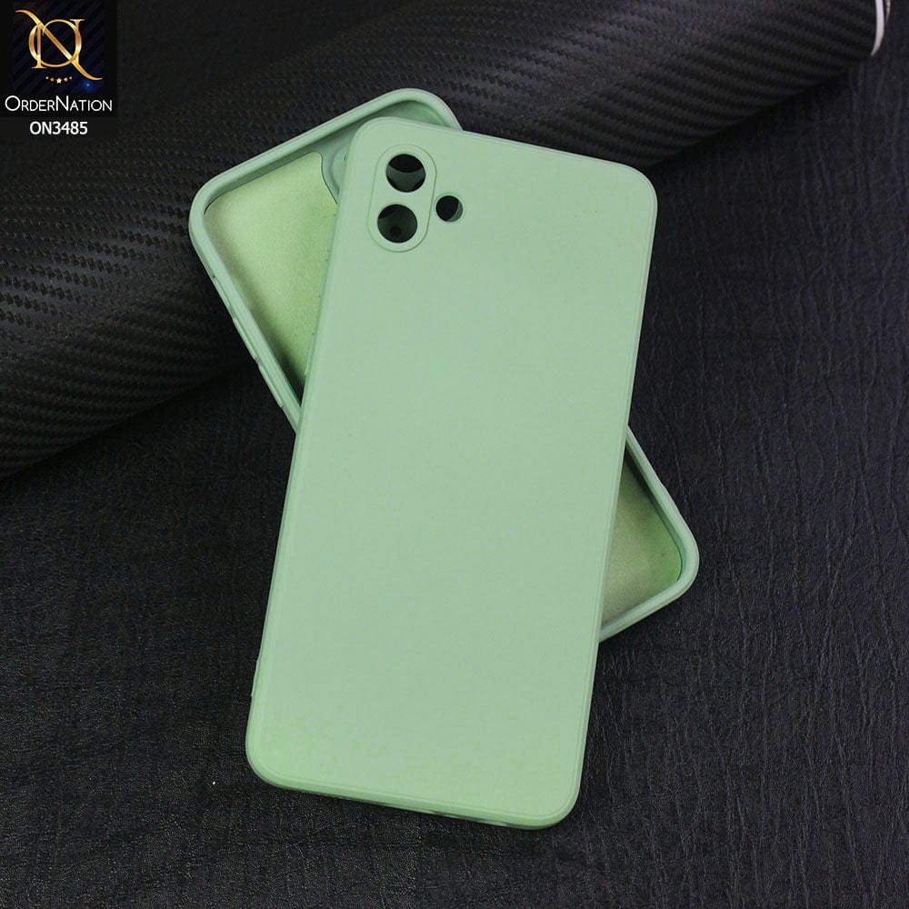 Samsung Galaxy M13 5G Cover - Light Green - ONation Silica Gel Series - HQ Liquid Silicone Elegant Colors Camera Protection Soft Case