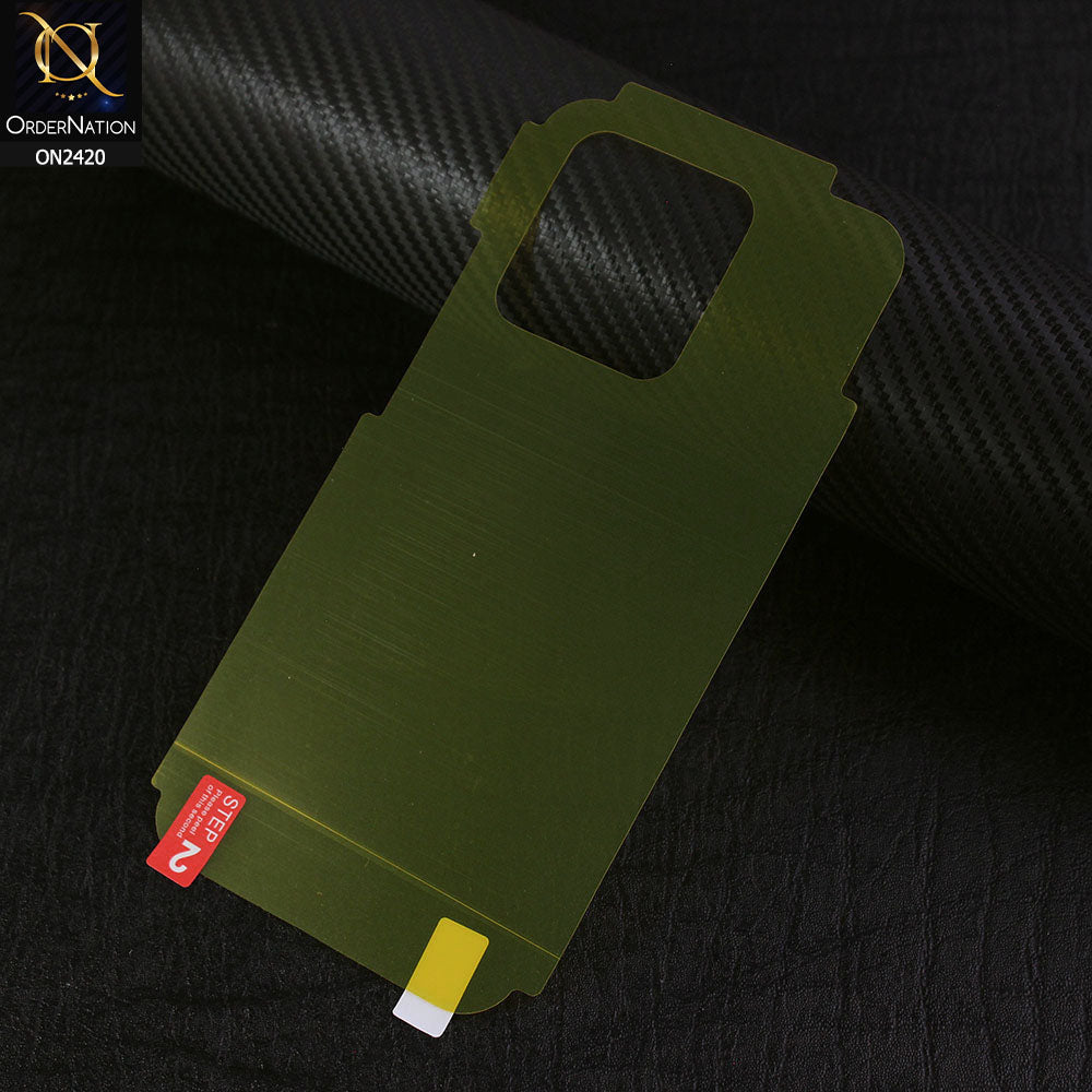 Xiaomi Redmi 10C Protector - Transparent Hydro Jell Skin Film Unbreakable Back Protector Sheet