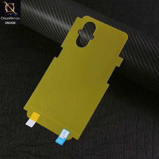 OnePlus Nord N20 5G Protector - Transparent Hydro Jell Skin Film Unbreakable Back Protector Sheet