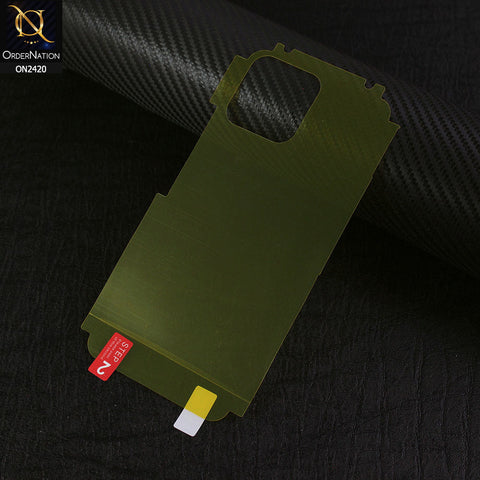 Xiaomi Mi 11 Lite Protector Cover - Transparent Hydro Jell Skin Film Unbreakable Back Protector Sheet