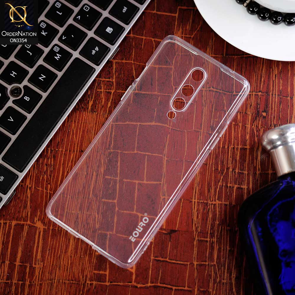 OnePlus 8 Cover - Transparent - EOURO Shock Resistant Soft Silicone Camera Protection Case