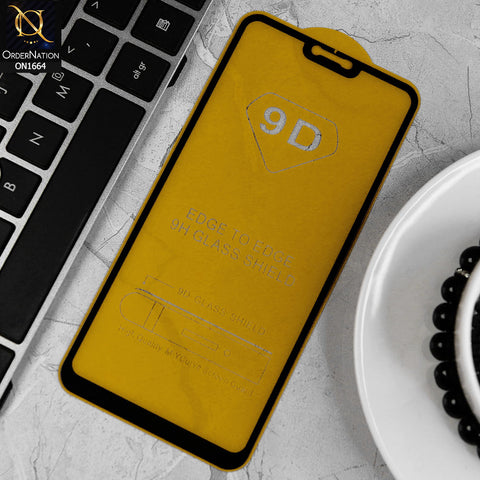 OnePlus 6 Cover - Black - Xtreme Quality 9D Tempered Glass With 9H Hardness