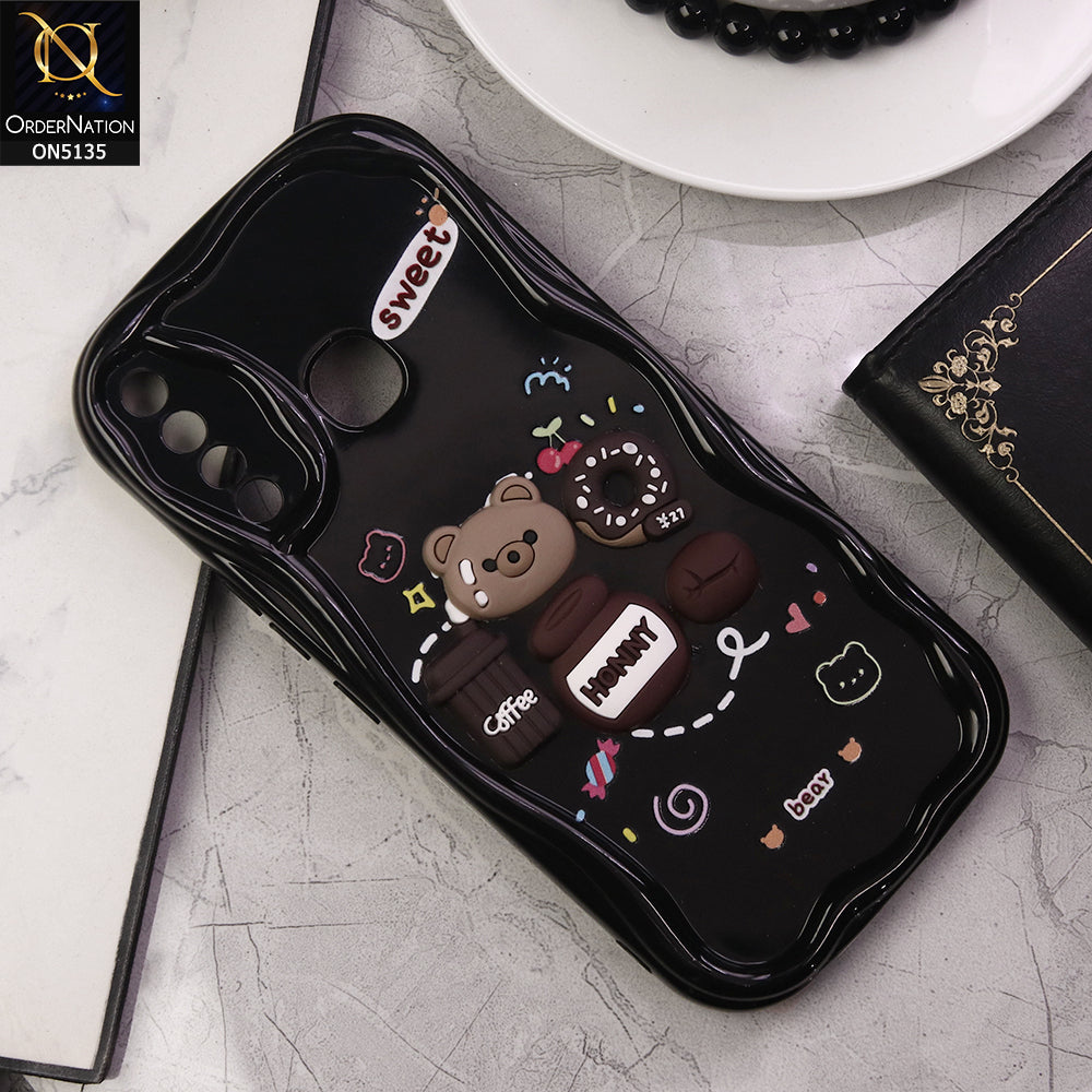 Infinix Hot 8 Cover - Design 3 - Cute 3D Cartoon Soft Silicon Helix Soft Borders Camera Protection Case