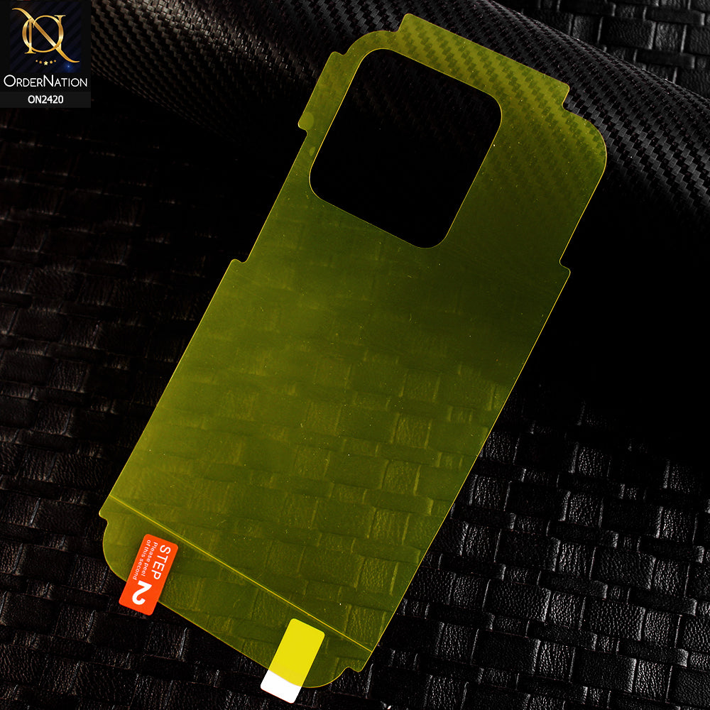 Xiaomi Redmi 10A Protector - Transparent Hydro Jell Skin Film Unbreakable Back Protector Sheet