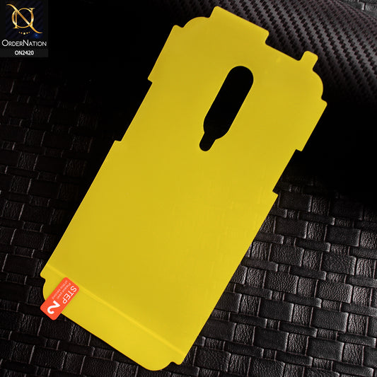 OnePlus 7 Pro Protector - Transparent Hydro Jell Skin Film Unbreakable Back Protector Sheet