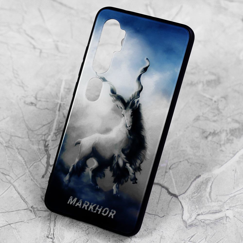 Xiaomi Mi CC9 Pro Cover - Markhor Series - HQ Ultra Shine Premium Infinity Glass Soft Silicon Borders Case (Fast Delivery)