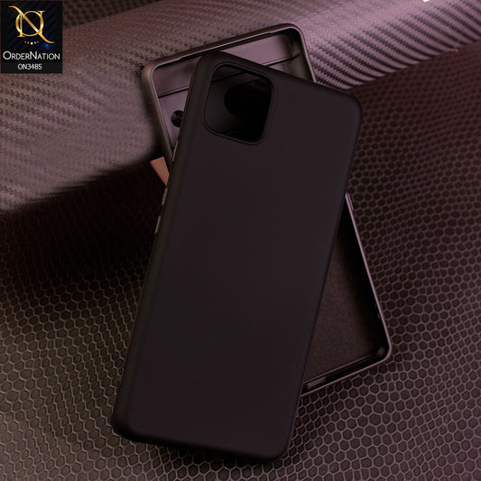 Google Pixel 4 - Black - ONation Silica Gel Series - HQ Liquid Silicone Elegant Colors Camera Protection Soft Case