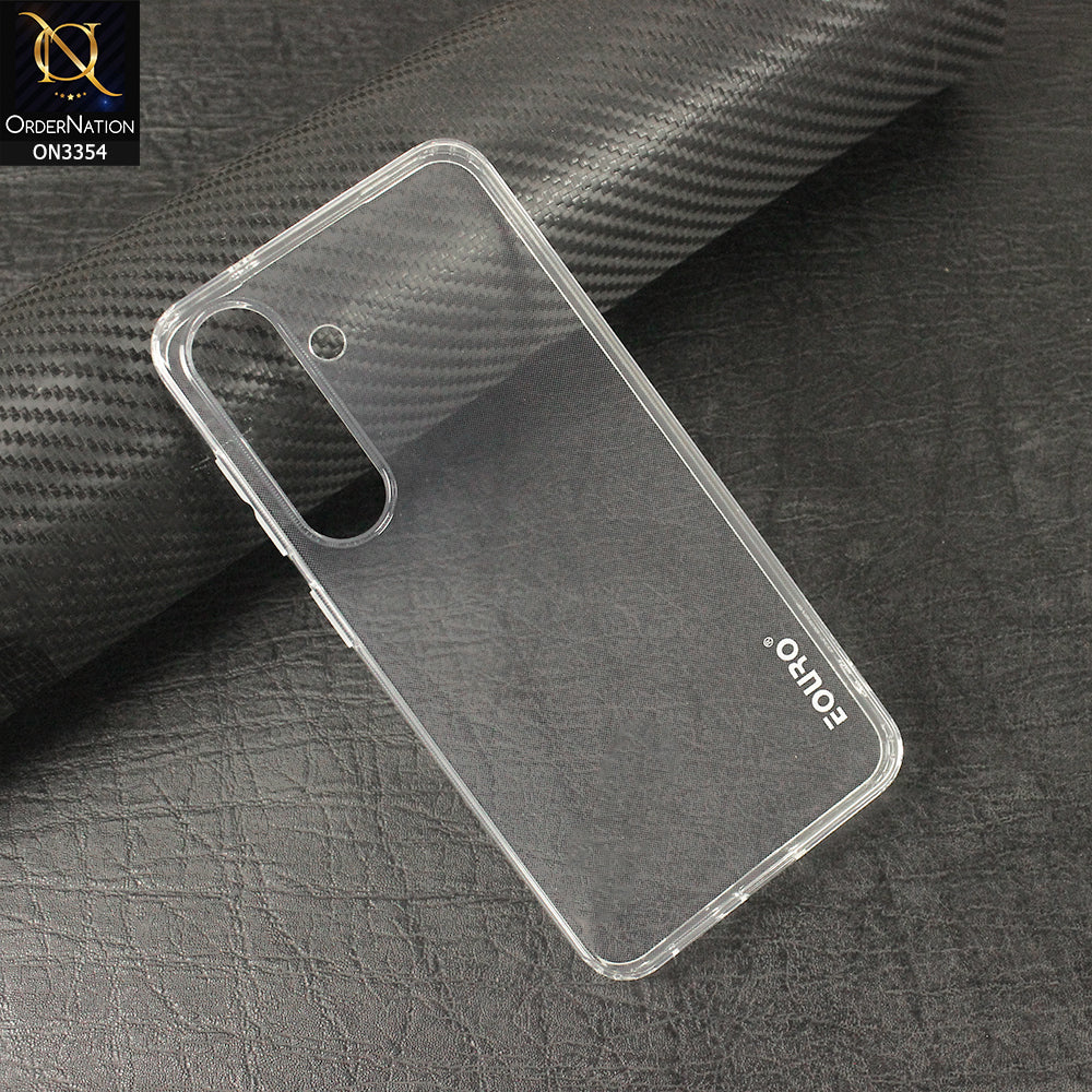 Samsung Galaxy S25 Plus Cover - Transparent - EOURO Shock Resistant Soft Silicone Camera Protection Case