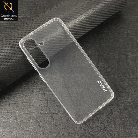 Samsung Galaxy S25 Cover - Transparent - EOURO Shock Resistant Soft Silicone Camera Protection Case